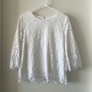 EUC Banana Republic Lace Top